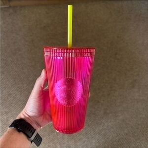 Starbucks pink tumbler